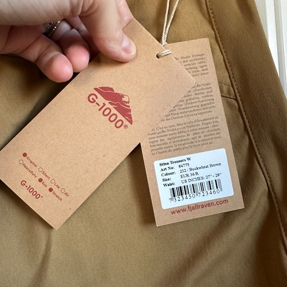 NWT Fjallraven Stina Trouser - Picture 8 of 8